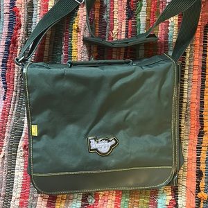 Dr Martens green canvas bag